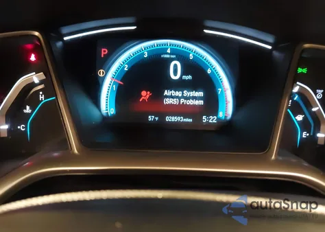 2017 Honda Civic Ex из США, поврежденный, VIN 19XFC2F75HE033712